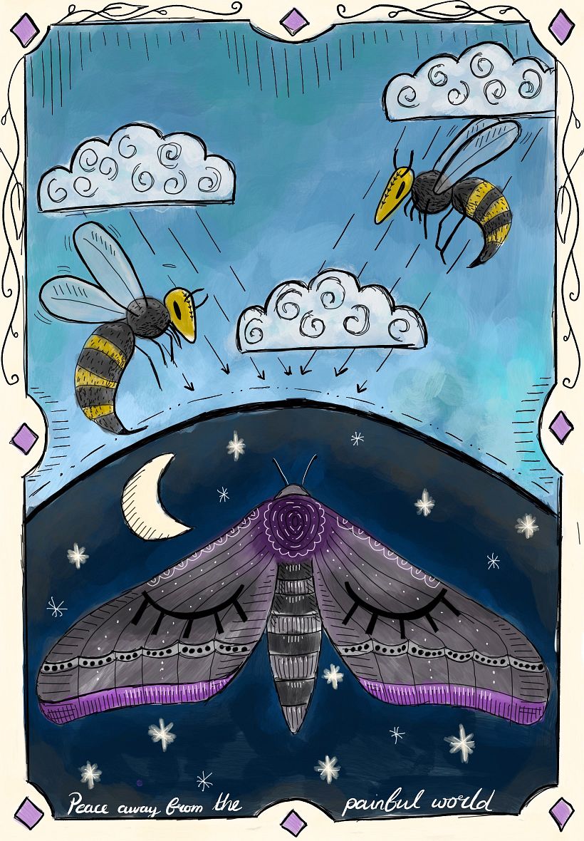 My project in Artistic Illustration: Draw from Your Imagination course 1