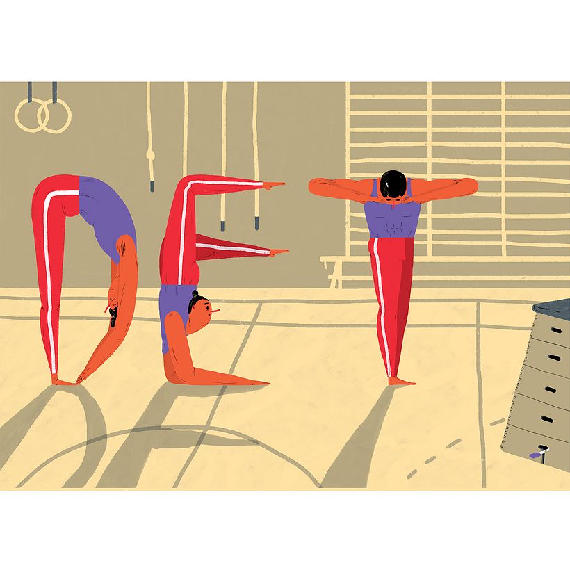 Editorial illustrations: Språktidningen 2