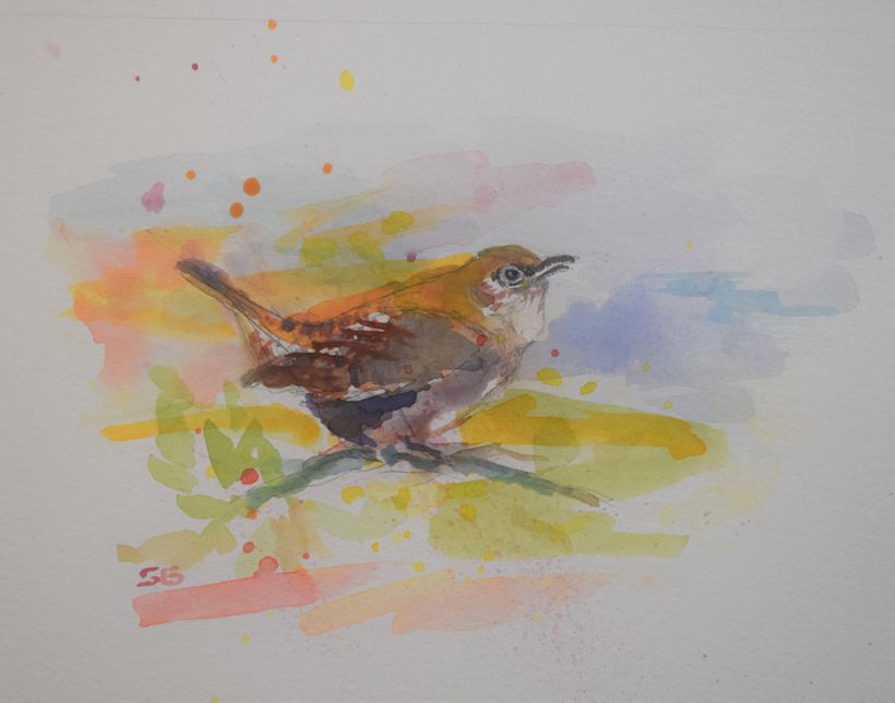 My project in Artistic Watercolor Techniques for Illustrating Birds course 3