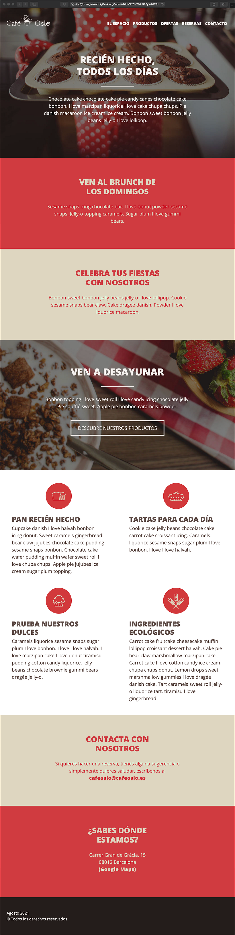 Pantalla intermedia - TABLET