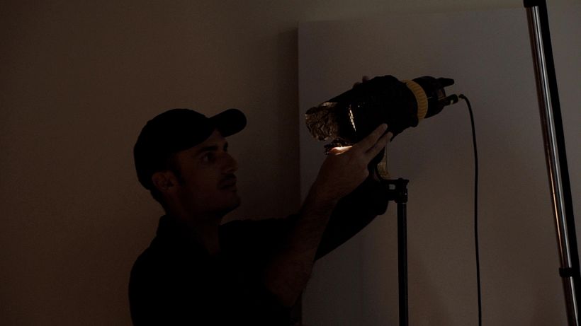 Em seguida, direcione essa luz para que incida sobre o personagem