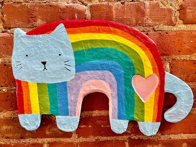 My project in Paper Mache for Beginners: Sculpt a Colorful Character course 1