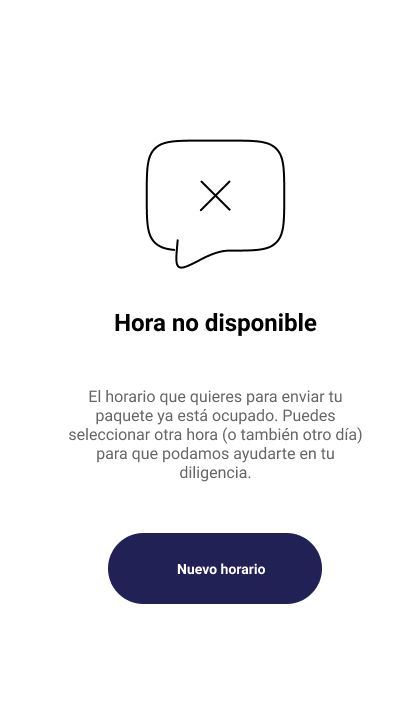 Página de error