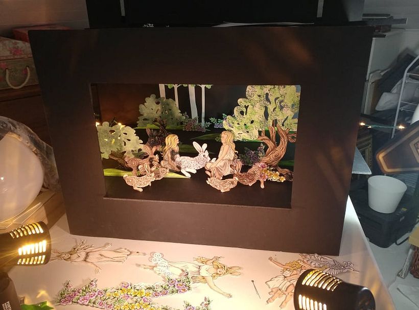 My project in Illustration and creation of a paper theater course 2
