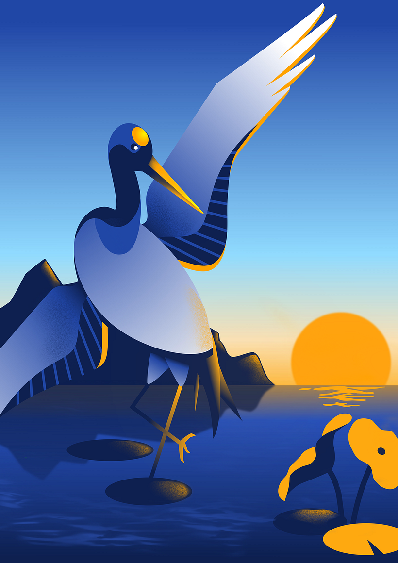 My project in Dynamic Vector Illustration: Keys to Color and Composition course 1