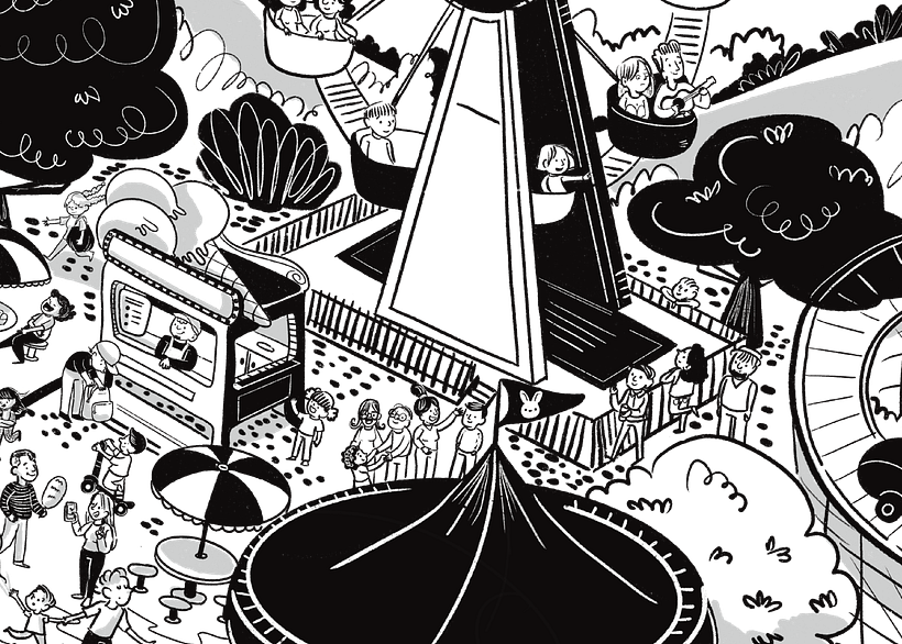 Meu projeto do curso: Ilustração estilo Search and Find no Procreate 5