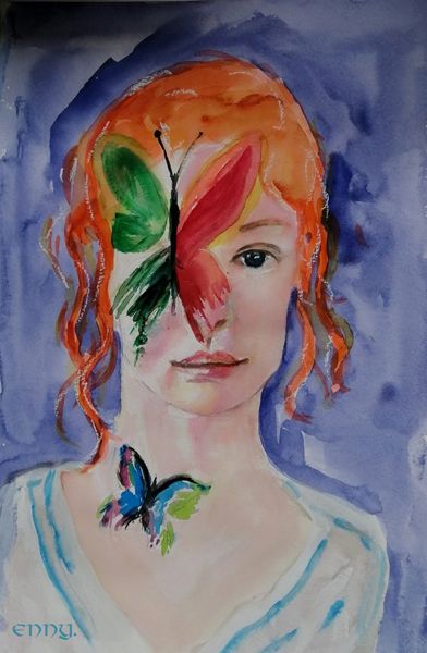My project in Expressive Watercolor Portraits course 3