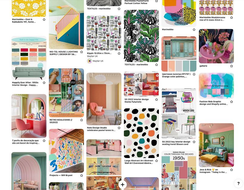 My project in Textile Pattern Design for Home Interiors  course 2