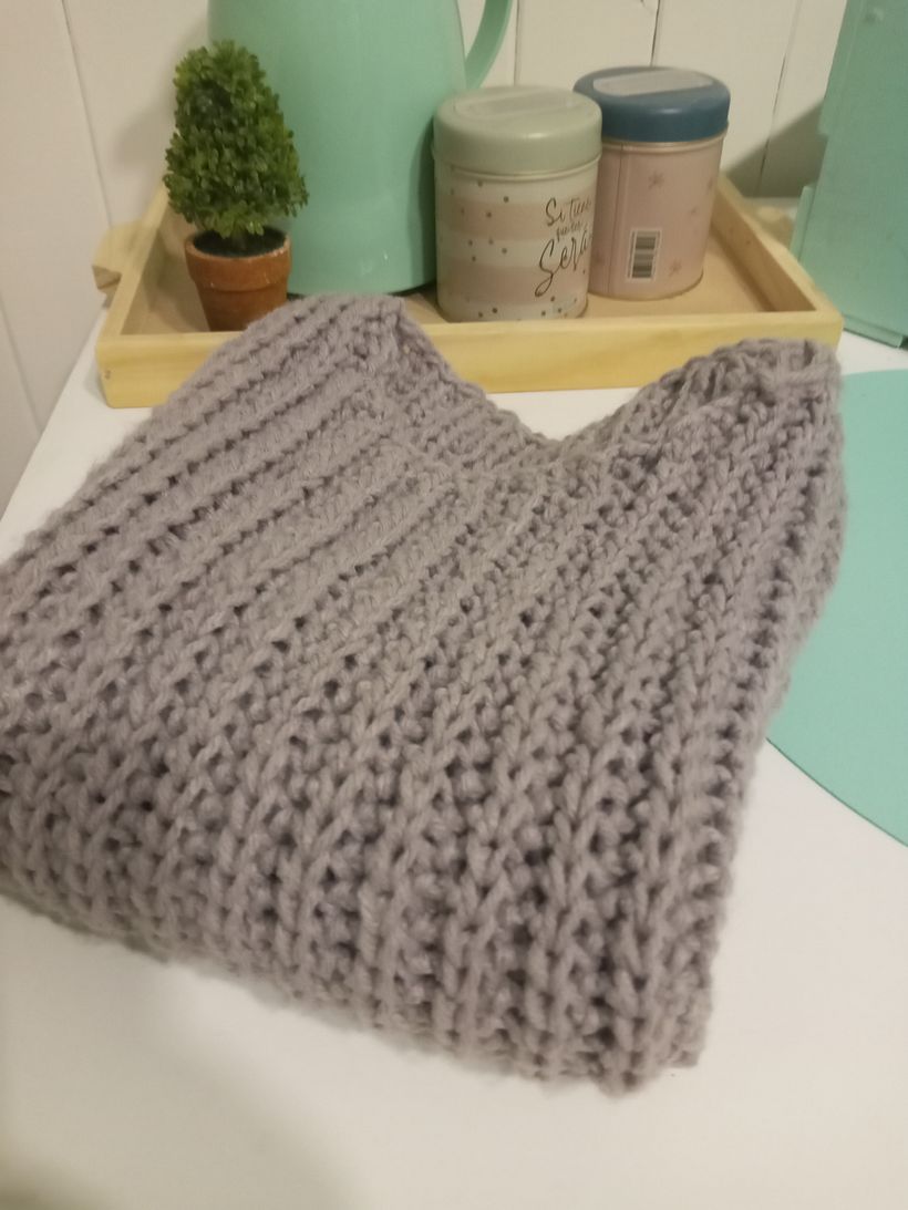 También hice un chaleco a mi hijo!...