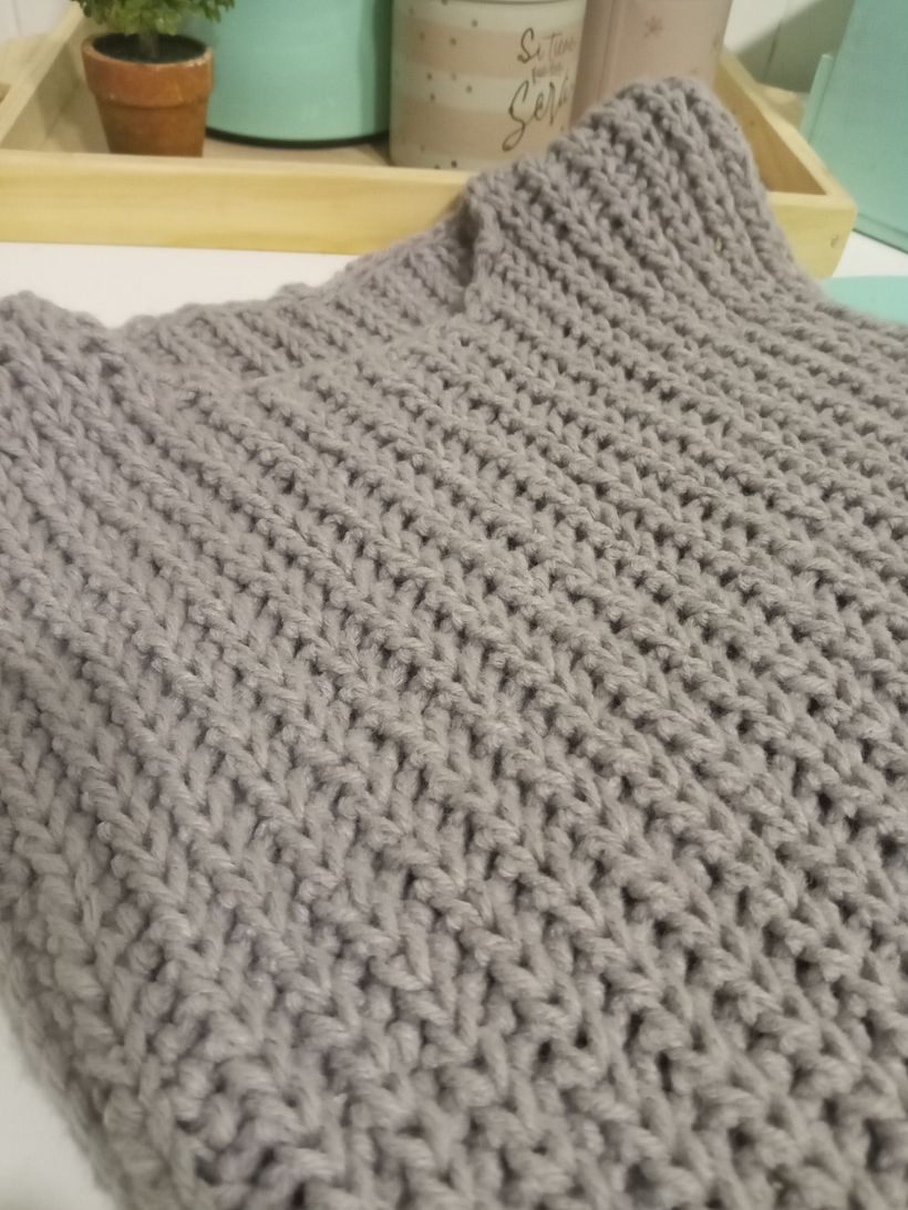 Mi Proyecto del curso: Crochet: crea prendas con una sola aguja 8