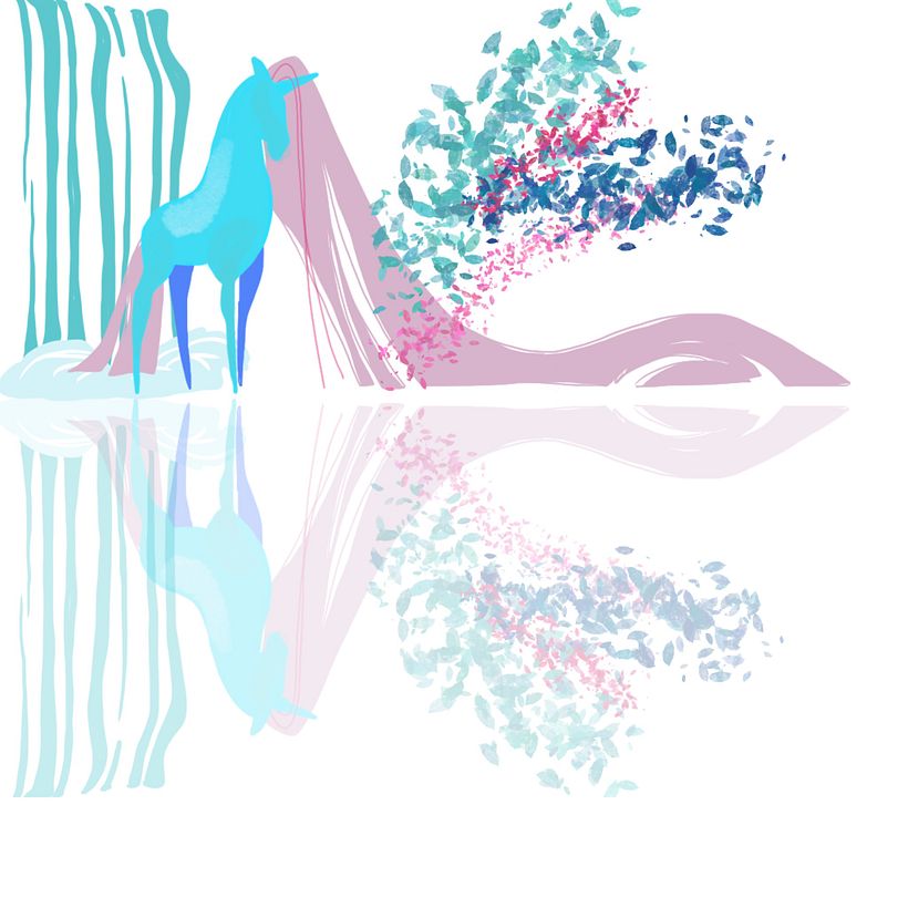 PINK MYTH. Mi Proyecto del curso: Diseño de estampados para prendas de moda 2