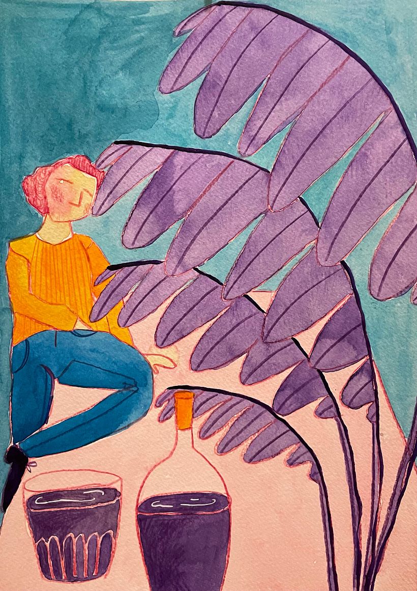 My project in Illustration Techniques with Watercolor and Gouache course 1