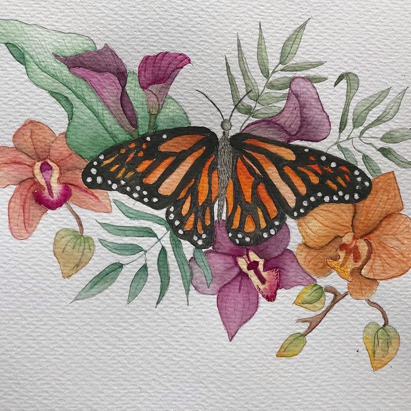 Mi Proyecto del curso: Dibujo y composición naturalista en acuarela 1