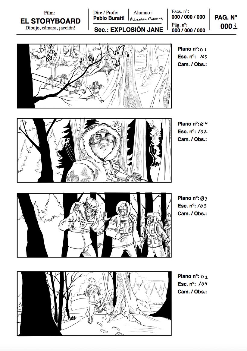 Mi Proyecto del curso: Ilustración de storyboards para cine y publicidad 5