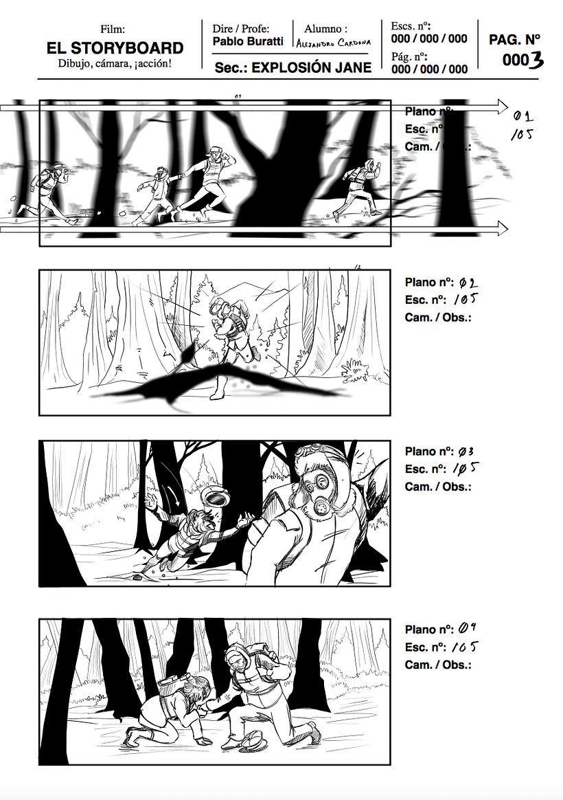 Mi Proyecto del curso: Ilustración de storyboards para cine y publicidad 6