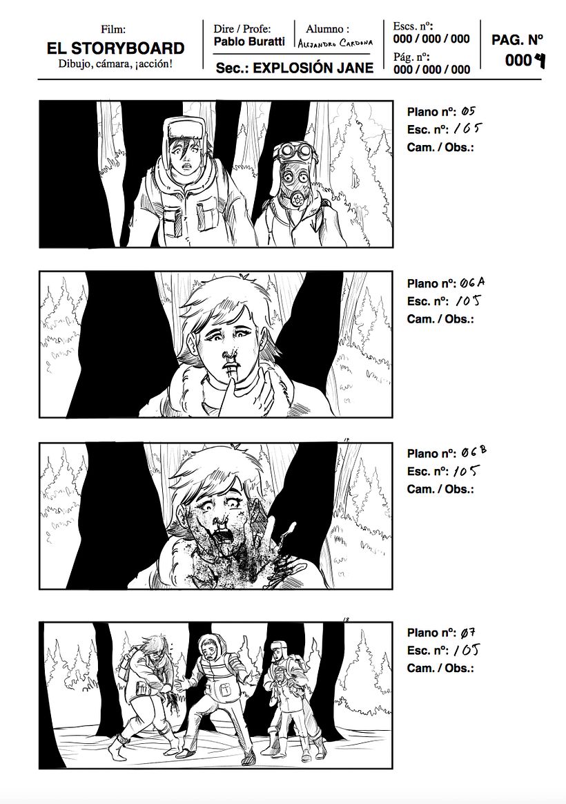 Mi Proyecto del curso: Ilustración de storyboards para cine y publicidad 7