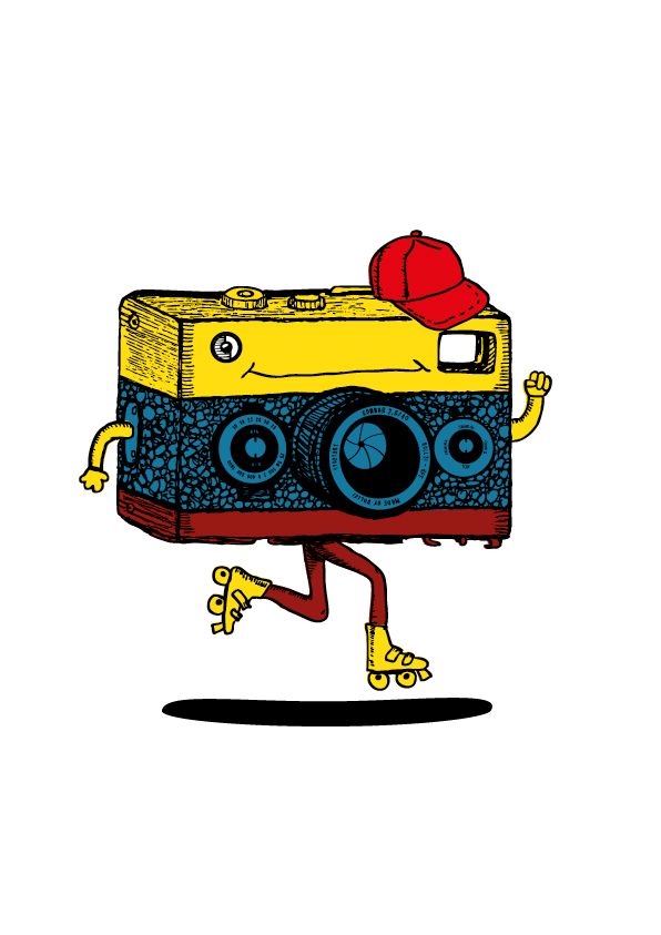 Mi Proyecto del curso: Ilustración de personajes con estilo - Rollei the rollerskater 3