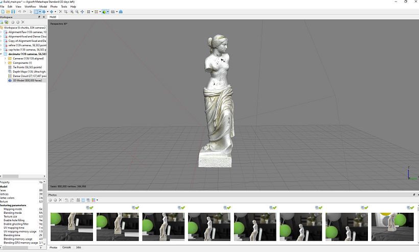 Build mesh - 3d model