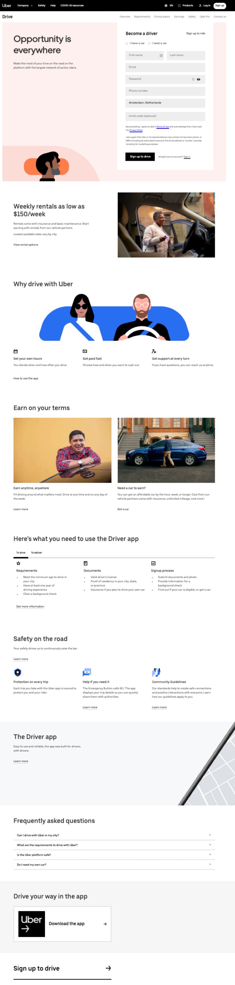 Uber.com Drive content migration 1