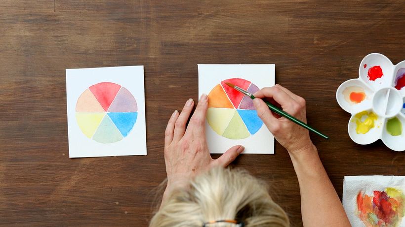 Coloring is a great opportunity to experiment with color combinations.