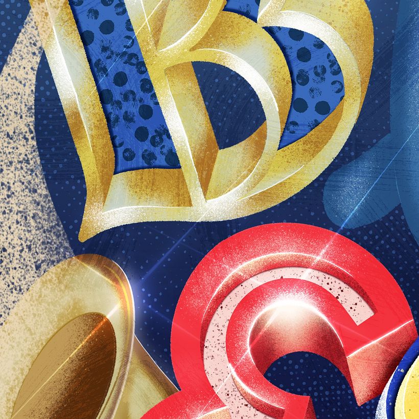 My project in Custom Letter Design with Procreate course 6