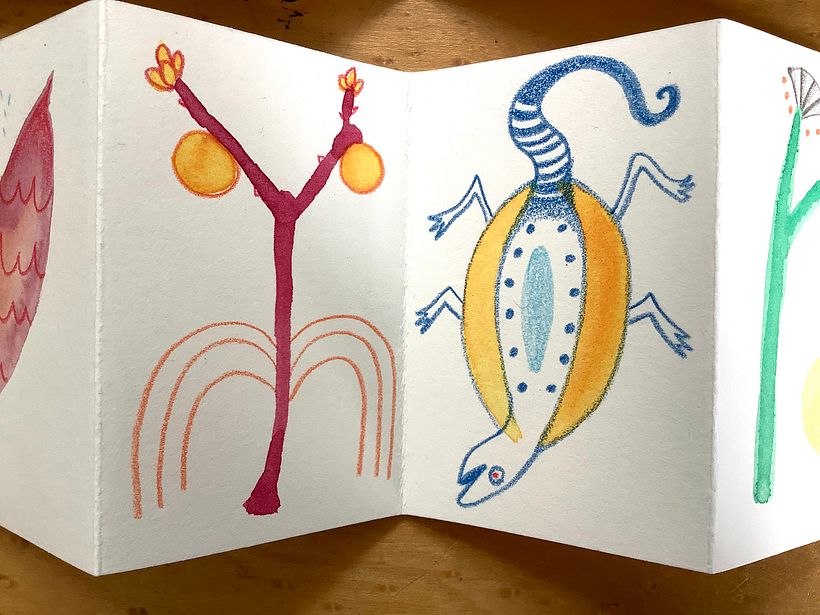 Accordion Books and Collage Explorations 4