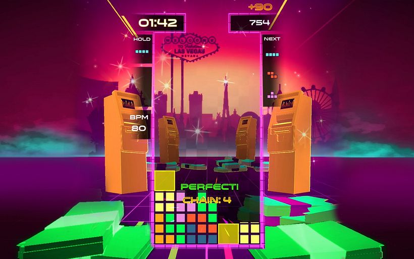 'Tetris Beat' oferece dinâmicas de jogo sincronizadas com músicas e ritmos