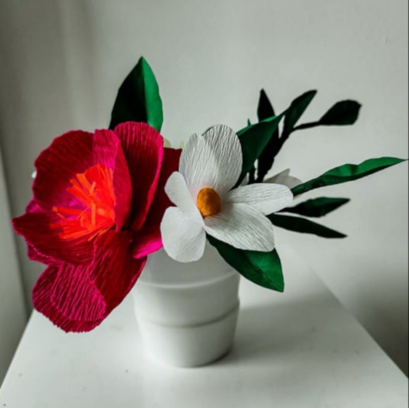 My project in Paper Flower Craft Techniques course 1