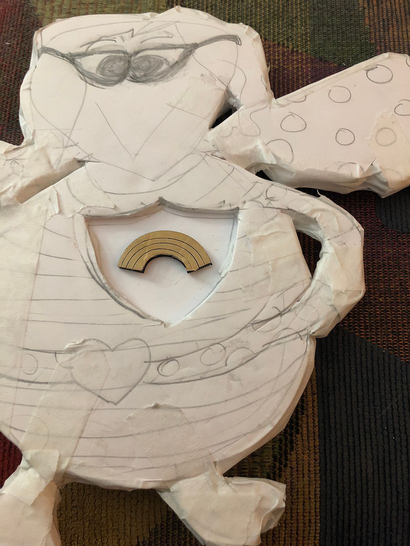 My project in Paper Mache for Beginners: Sculpt a Colorful Character course 5