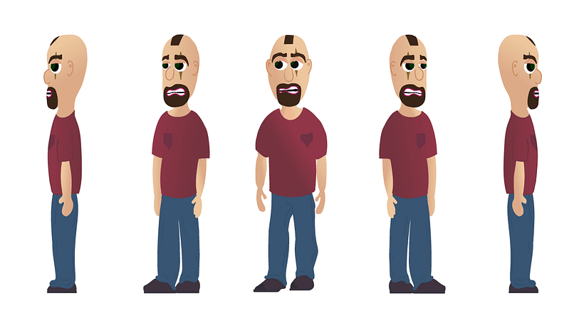 My project in Character Creation for Animation: Shapes, Color, and Expression course 5