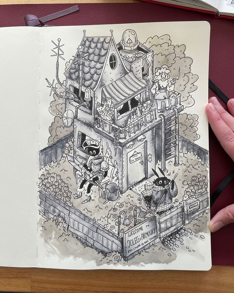 Isometric House (practice for the big cityscape)