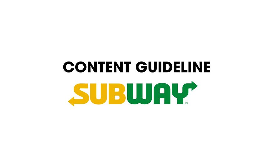 Content Guidline for Subway in Danang (Vietnam) 12