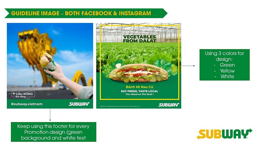 Content Guidline for Subway in Danang (Vietnam) 13