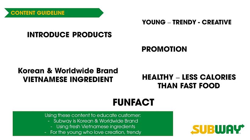 Content Guidline for Subway in Danang (Vietnam) 15