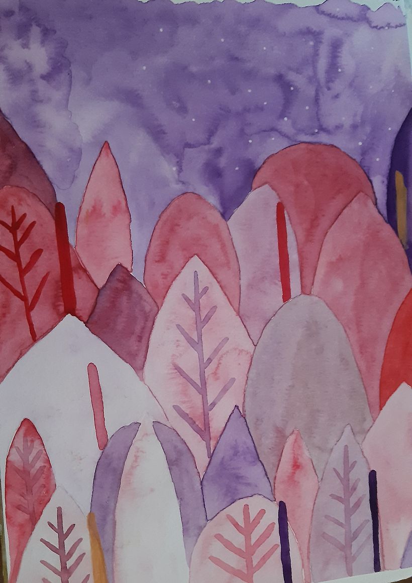 Mi Proyecto del curso: Técnicas modernas de acuarela 1