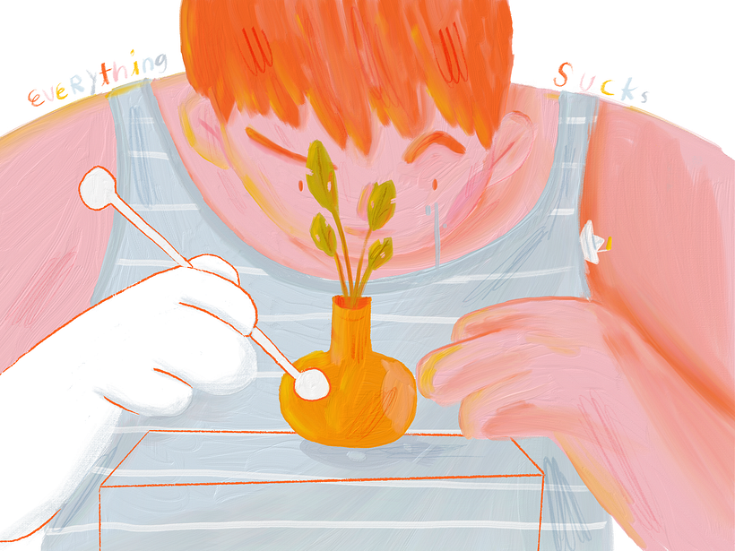 I wanna forget my bad days 🌱