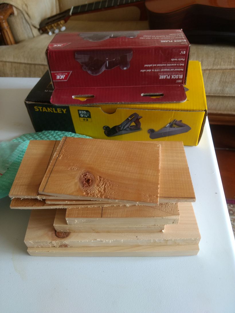Las piezas rebajadas. Usé las piezas de rebaje como pletina..
