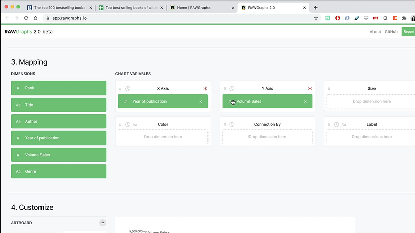 Decide qué variables vas a usar.