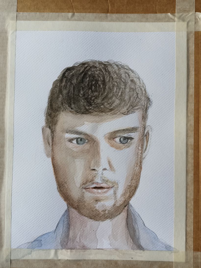 My project in Watercolor Portrait from a Photo course 7