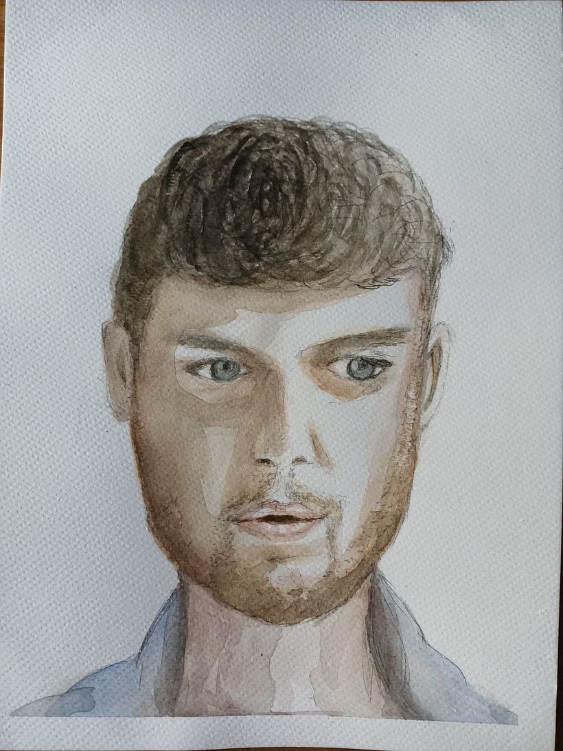 My project in Watercolor Portrait from a Photo course 8