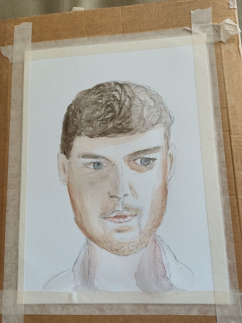 My project in Watercolor Portrait from a Photo course 5
