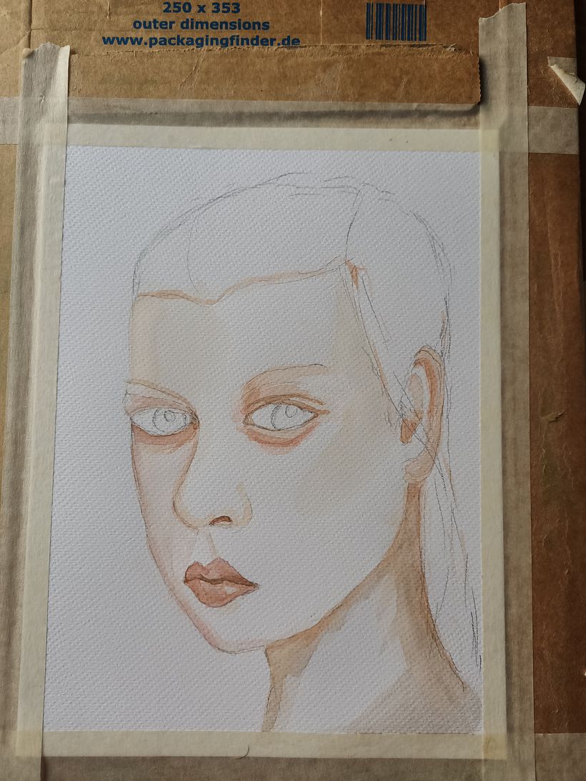 My project in Watercolor Portrait from a Photo course 1