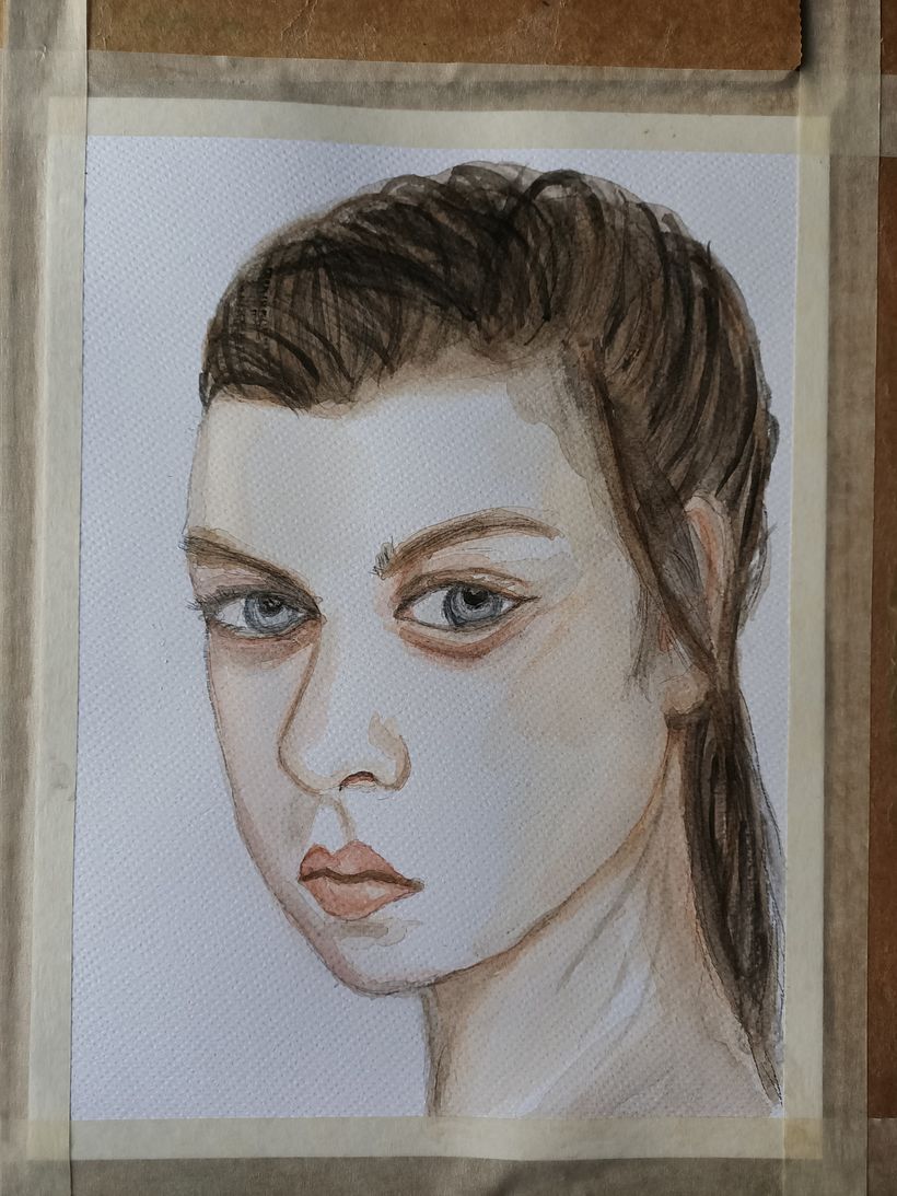 My project in Watercolor Portrait from a Photo course 3