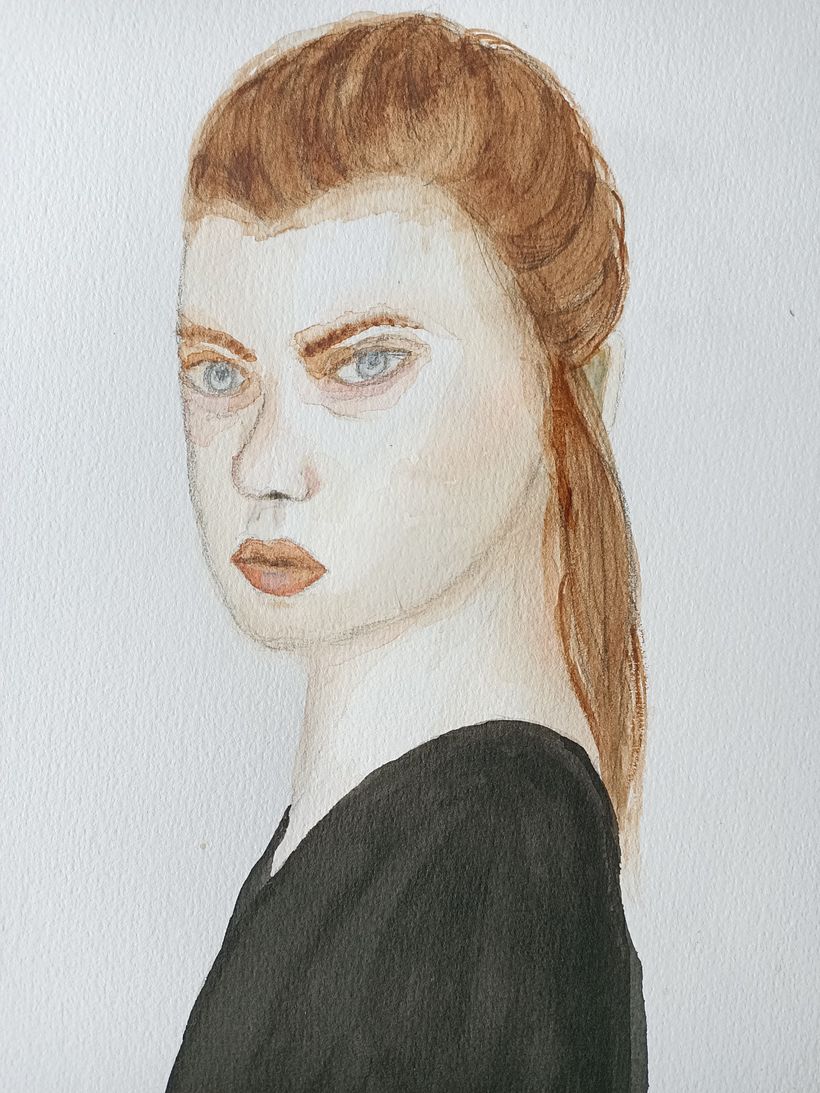 My project in Watercolor Portrait from a Photo course 6