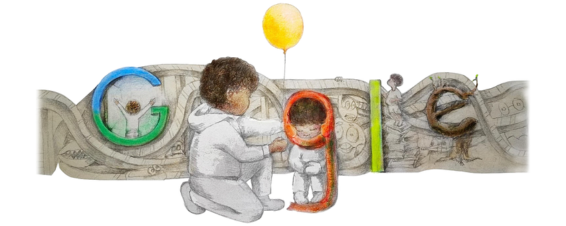 "Doodle for Google" winner 2021, Milo Golding. Credit: Google