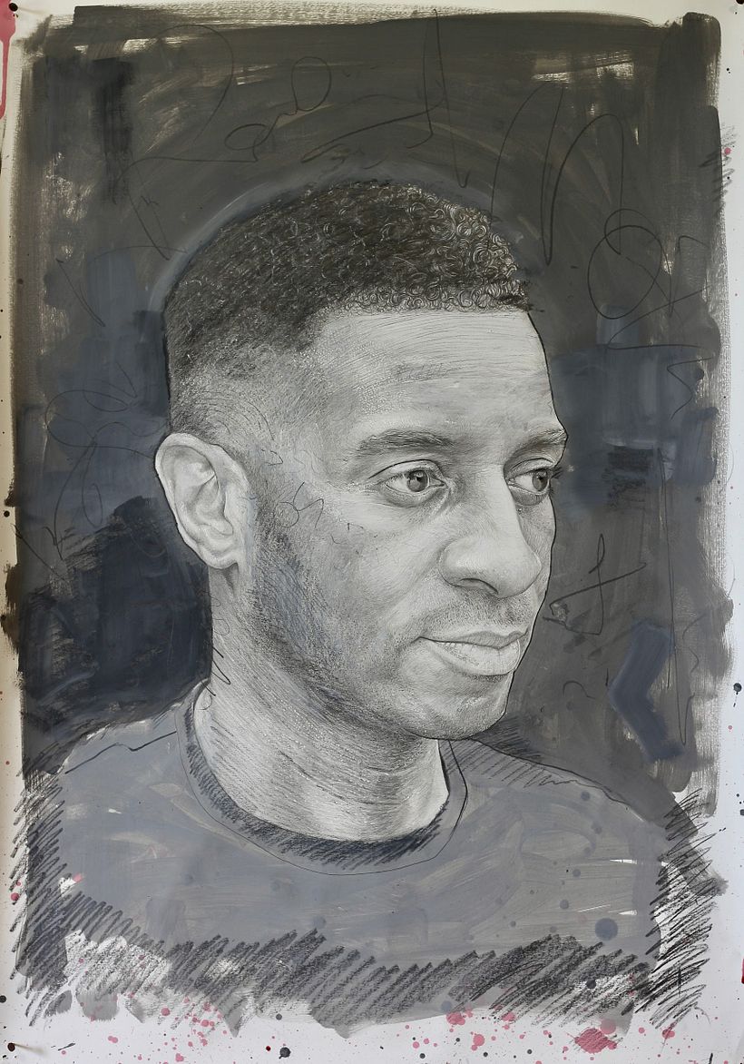 Mixed Media Portrait Drawings 1