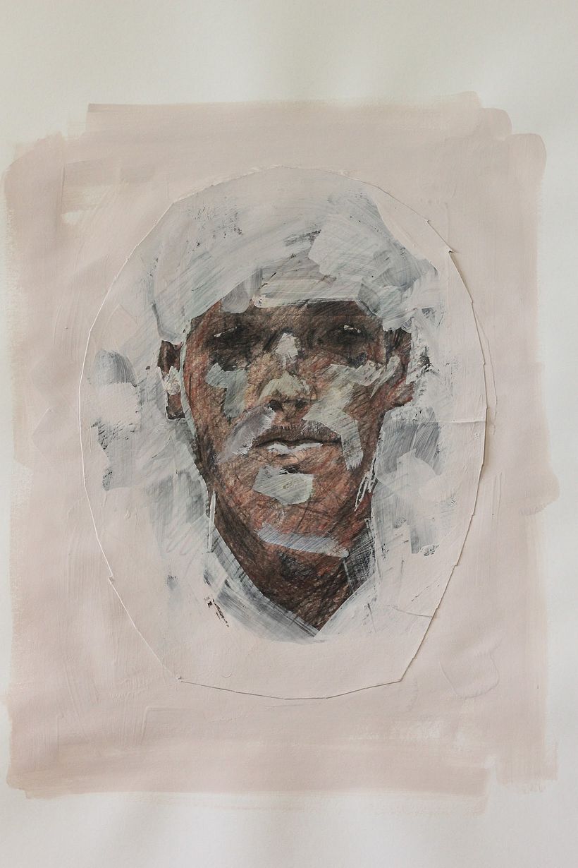 Mixed Media Portrait Drawings 4