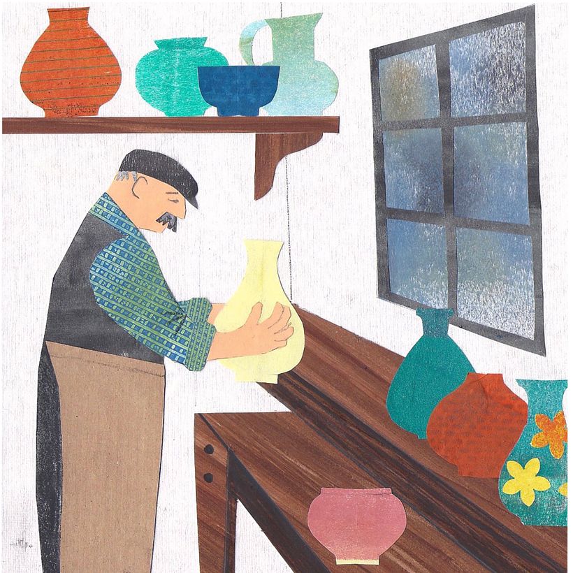 My project in Story Illustration with Paper course 6