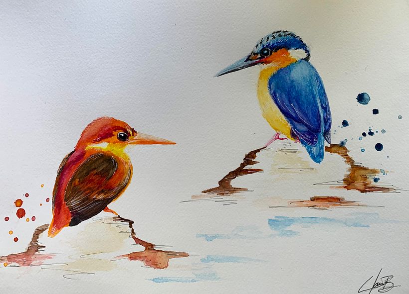 Premier essai à l’aquarelle 2