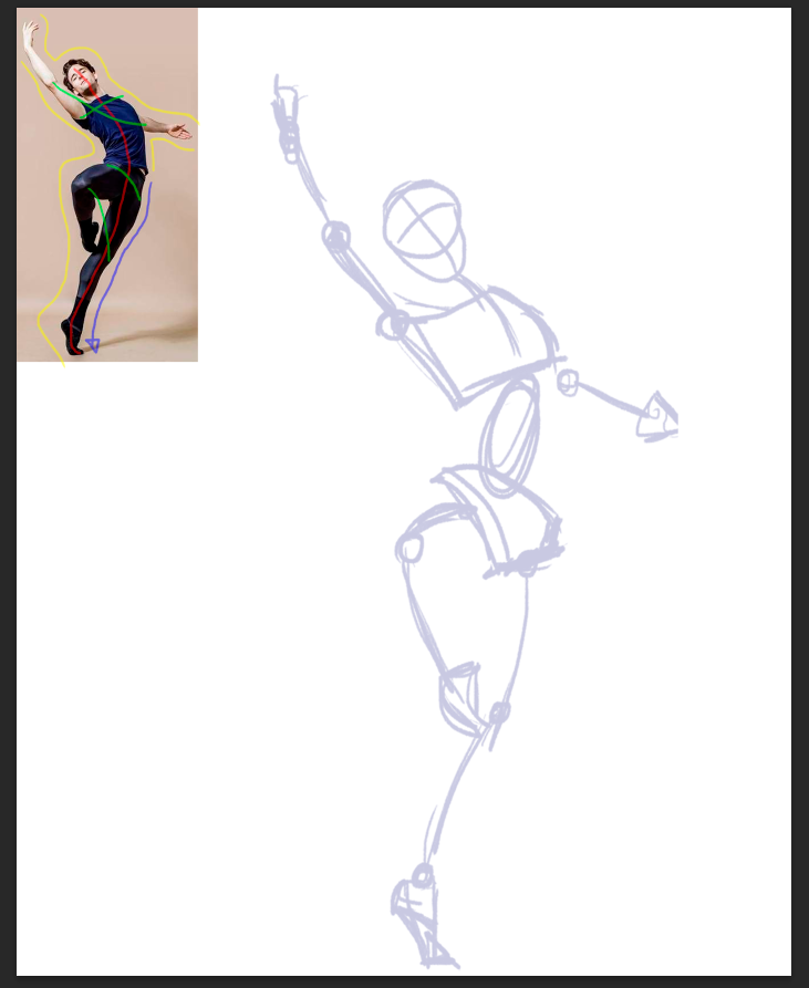 Mi Proyecto del curso: Ilustración de personajes dinámicos el bailaren del 50 1